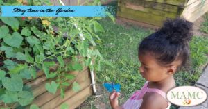 Toomer Elementary Story time in the Garden