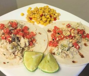 chicken watermelon tacos