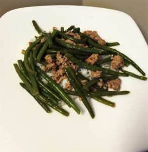 turkey greenbean stirfry