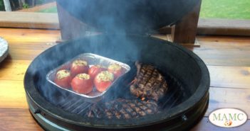 Cheesy Grilled Stuffed Tomatoes